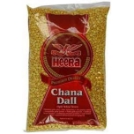 Chana Dall, (kikerherned, poolitatud), 2kg (Heera)